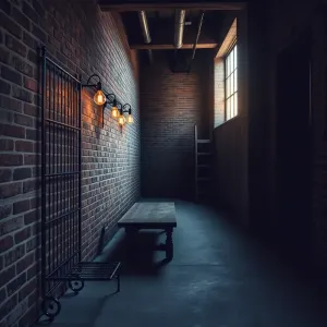 Przedpokój w stylu industrialnym