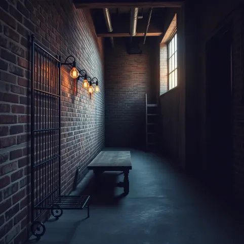 Przedpokój w stylu industrialnym