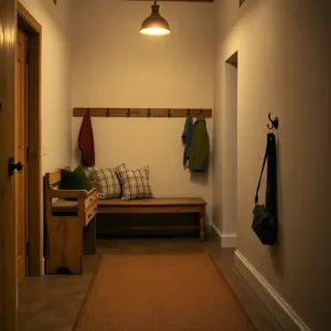 Przedpokój w stylu rustykalnym