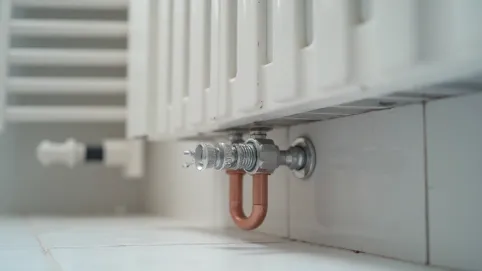 Przyłącze grzejnika łazienkowego