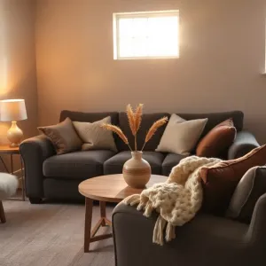 Przytulny salon w domu