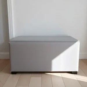 Pufa do przedpokoju ze schowkiem na buty