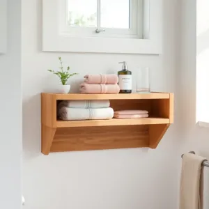 Regał do łazienki drewniany