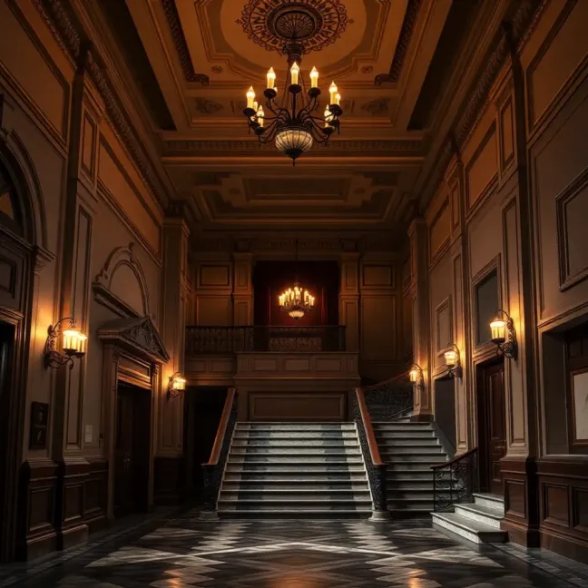 Reprezentacyjny przedpokój w teatrze