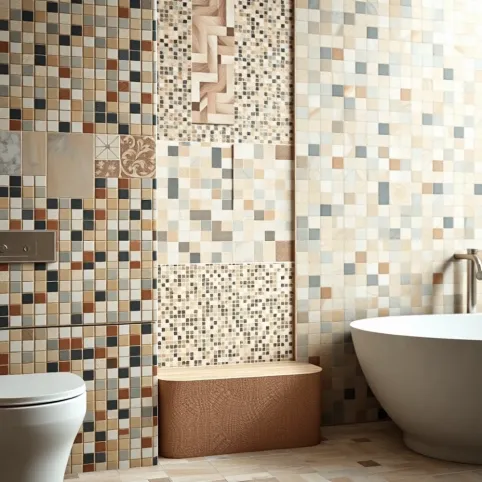 Rodzaje płytek łazienkowych