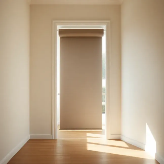 Rolety zamiast drzwi do pokoju