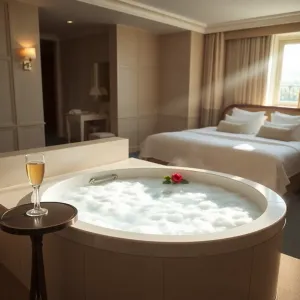Romantyczny weekend dla dwojga z jacuzzi w pokoju