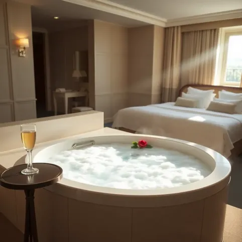 Romantyczny weekend dla dwojga z jacuzzi w pokoju