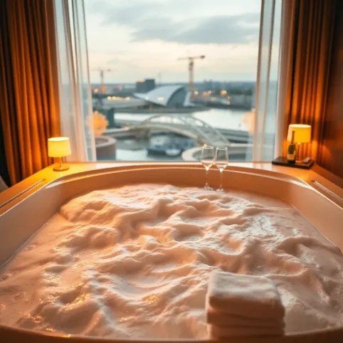 Romantyczny weekend dla dwojga z jacuzzi w pokoju Gdańsk