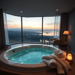 Romantyczny weekend dla dwojga z jacuzzi w pokoju pomorskie