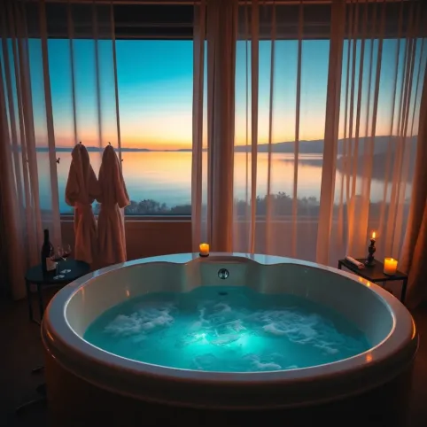 romantyczny weekend dla dwojga z jacuzzi w pokoju warmińskomazurskie