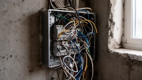 rozdzielnica w mieszkaniu w bloku