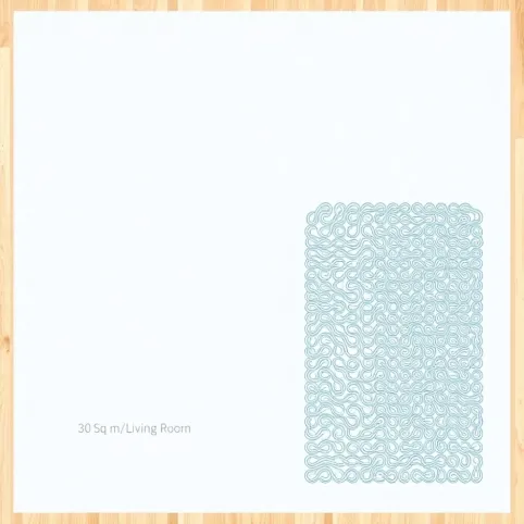 Salon 30 m2 ile pętli podłogówki