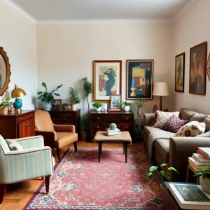 Salon eklektyczny inspiracje