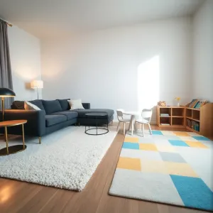 Salon i pokój dziecka w jednym