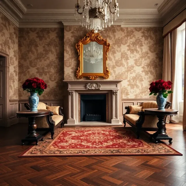 Salon w stylu antycznym