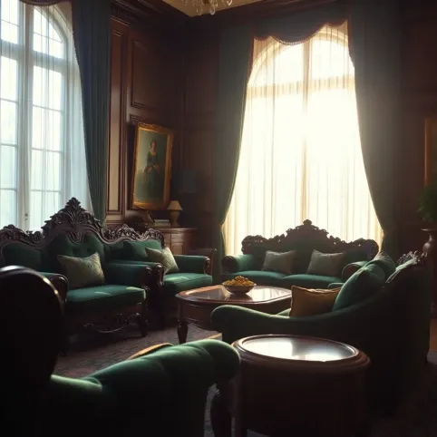 Salon w stylu klasycznym