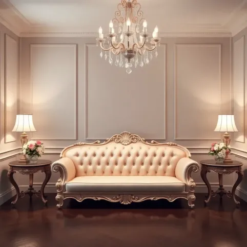 Salon w stylu klasycznym aranżacje