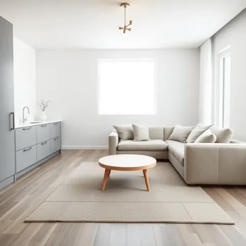 Salon z aneksem 25m2