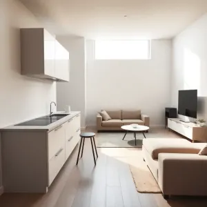 Salon z aneksem kuchennym 20m2 inspiracje