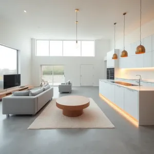 Salon z aneksem kuchennym inspiracje