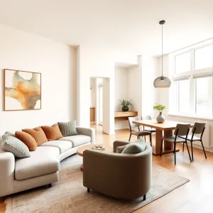 Salon z jadalnią 25m2