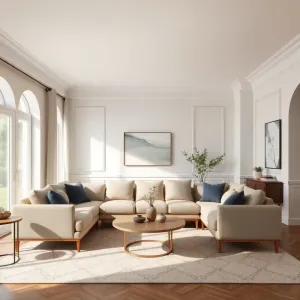 Salon z jadalnią pokój dzienny inspiracje