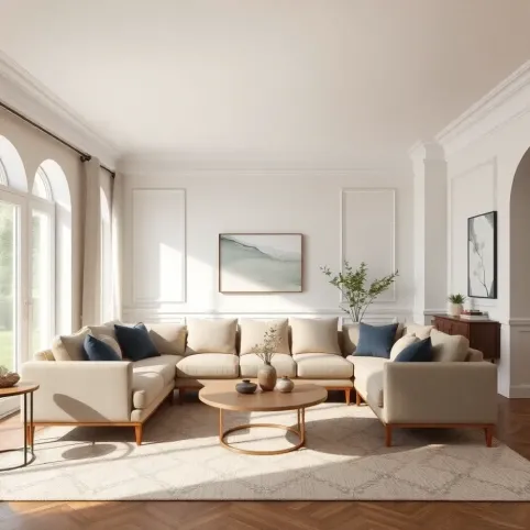 Salon z jadalnią pokój dzienny inspiracje