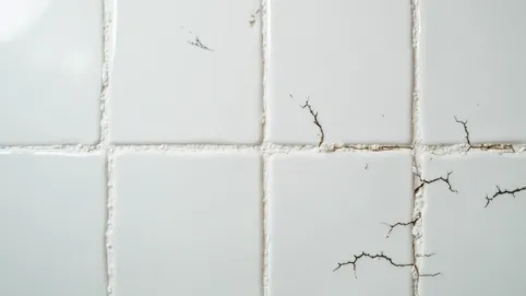 Silikon zamiast fugi pod prysznicem