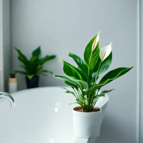 Skrzydłokwiat do łazienki