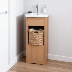 Słupek łazienkowy 30 cm z koszem