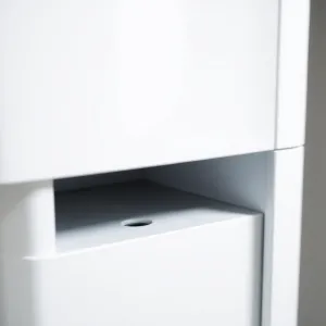 Słupek łazienkowy z koszem 40 cm połysk