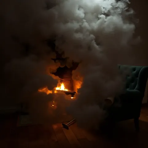 Smród z komina w pokoju