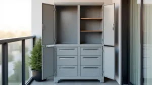 Solidna szafka na balkon