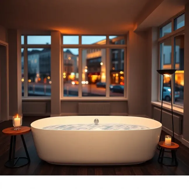 Sopot apartament z jacuzzi w pokoju