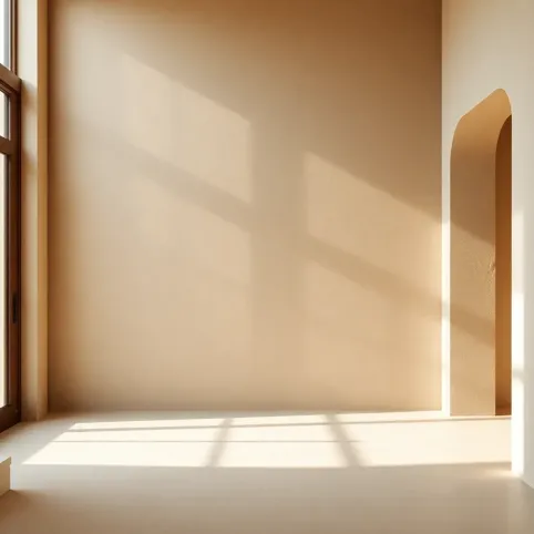 Stiuk na ścianę w przedpokoju