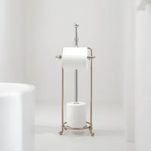 Stojak do łazienki na papier i szczotkę