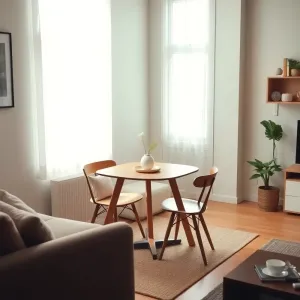 Stół do małego salonu w bloku