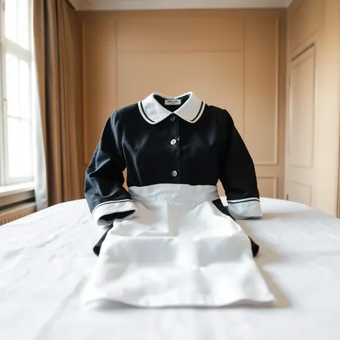 Strój pokojowej w hotelu