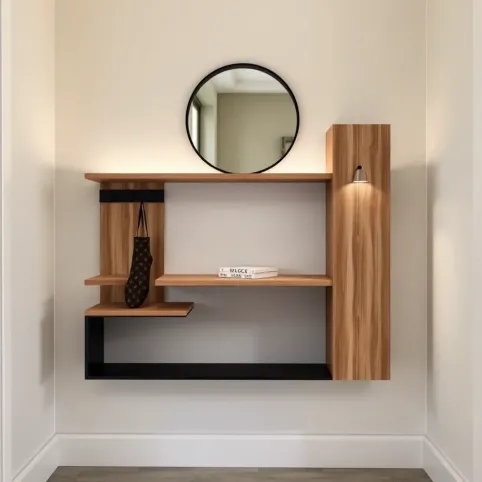 Struktura na ścianę do przedpokoju