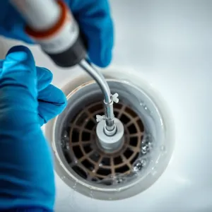 Syfon wannowy czyszczony od góry