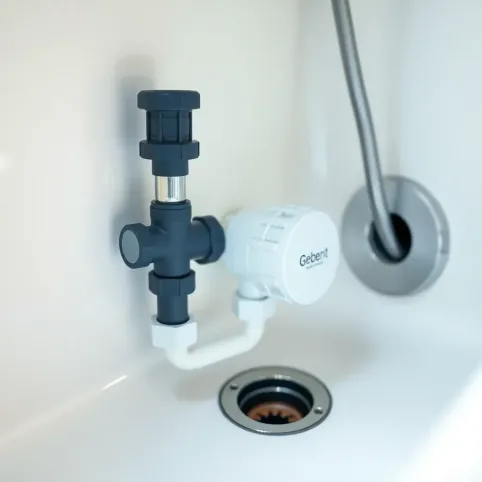Syfon wannowy Geberit montaż
