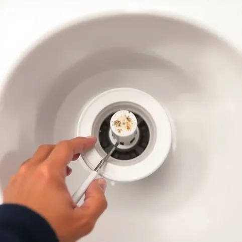 syfon wannowy klikklak czyszczony od góry