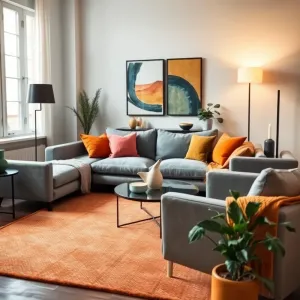 Szary salon jakie dodatki