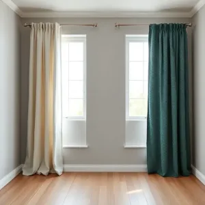 Szary salon jakie zasłony