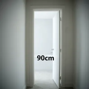 Szerokość drzwi do łazienki dla niepełnosprawnych