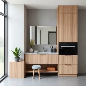 Szklana ścianka działowa do łazienki