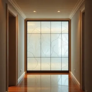 Szkło Na ścianę w przedpokoju