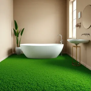 Sztuczna trawa do łazienki