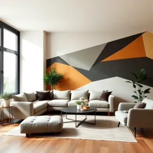 Tapeta w salonie inspiracje